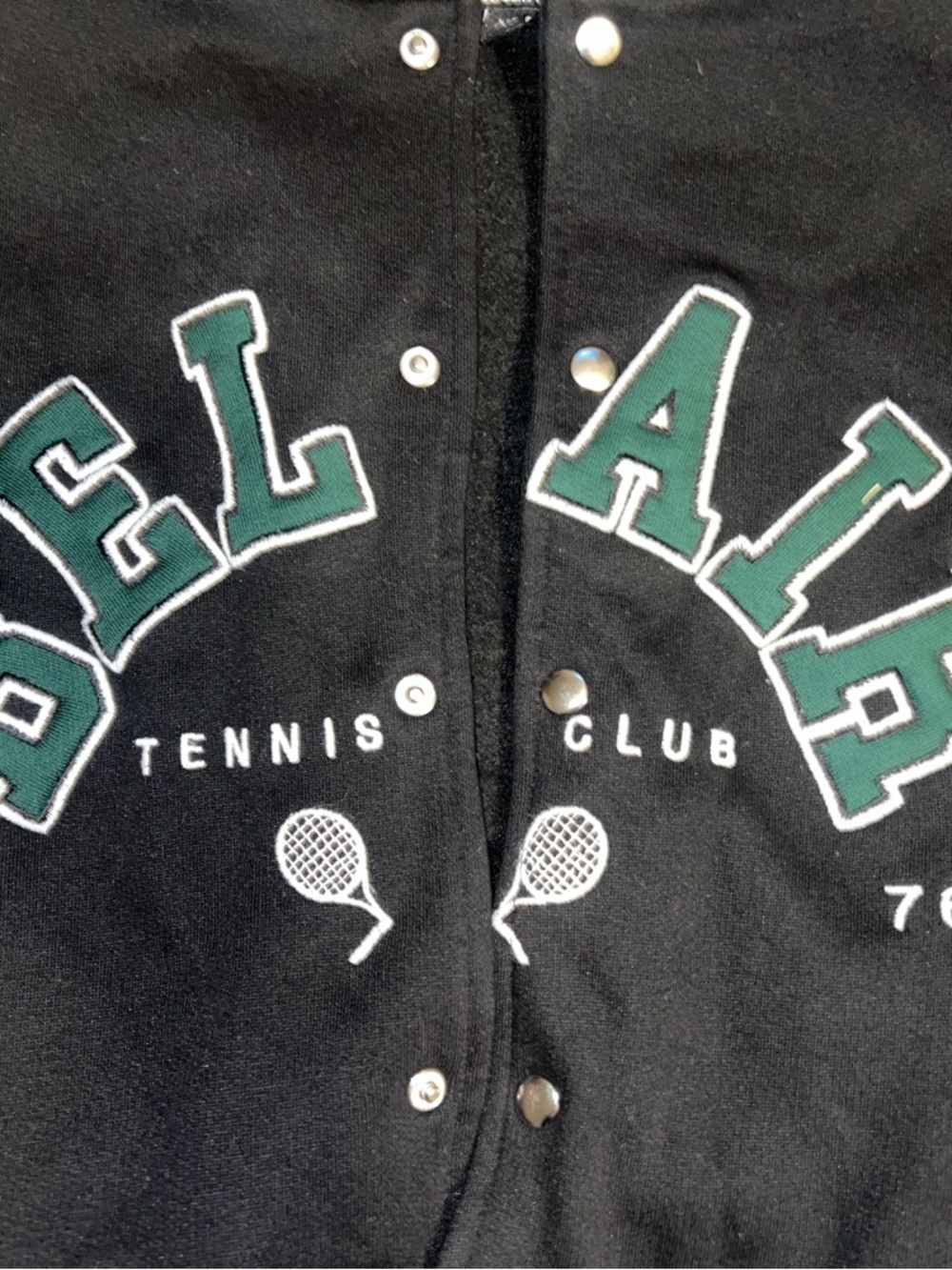 Cropped Varsity Jacket - Picture 2 of 4